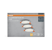 Osram 3er Set Slim Downlights 85 mm