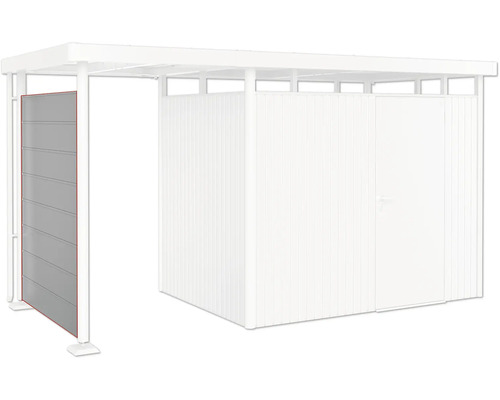 Seitenwand für Gerätehaus als Anbauelement