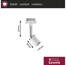Dimensions d'une seule lampe