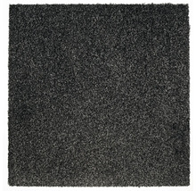 Quadratischer Teppich mit hochflorigem Flor