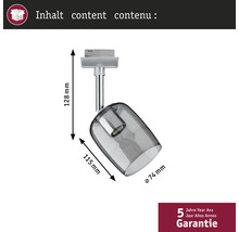 Spot gris unique avec dimensions