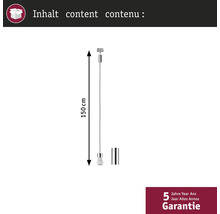 Suspension pendulaire d'une longueur de 150 cm avec 5 ans de garantie