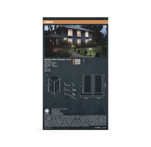 Verpackung einer grauen Aluminium-Wandleuchte von Osram für den Aussenbereich, Lampe nicht enthalten