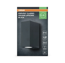 Osram Endura Classic Square Updown applique d'extérieur, boîtier en aluminium