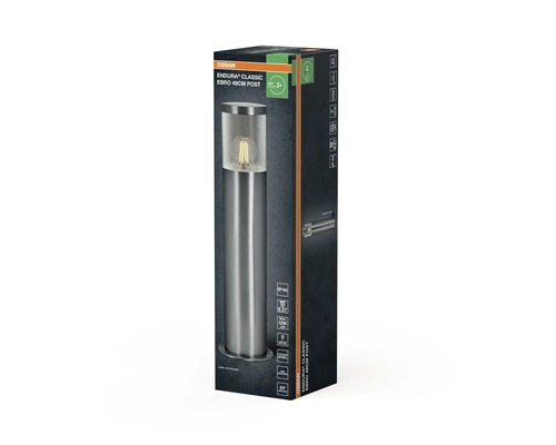 Osram Endura Classic Ebro 49cm Pfostenleuchte in Produktverpackung
