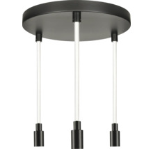 Deckenleuchte mit drei Pendeln