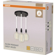 Verpackung einer Osram Glow Pendelleuchte mit drei E27 LED Lampen