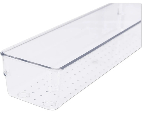 Boîte de rangement transparente en plastique