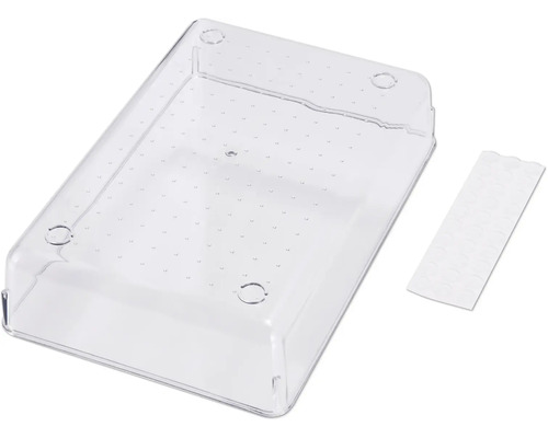 Organisateur de tiroir transparent avec picots antidérapants