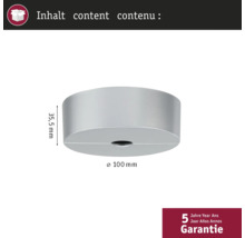 Cache-piton de plafond, diamètre 100 millimètres