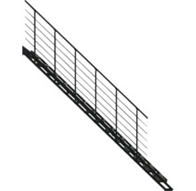Treppe mit Geländer für den Aussenbereich