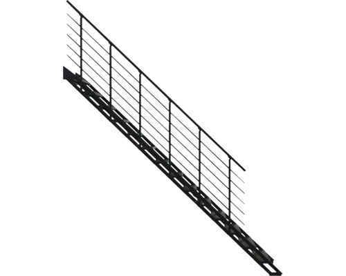 Treppe mit Geländer für den Aussenbereich