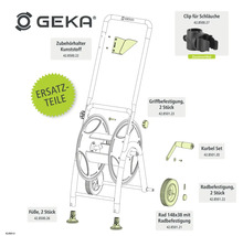 Geka Ersatzteile für Schlauchwagen