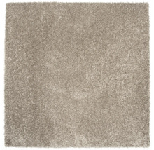 Quadratischer Teppich mit Hochflor