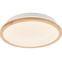 Plafonnier avec cadre en bois