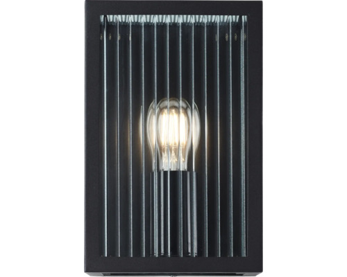 Applique murale avec éléments en verre et ampoule