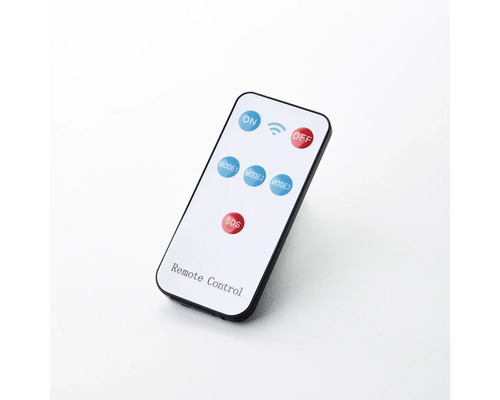 Télécommande avec plusieurs boutons pour contrôler différents modes et fonctions