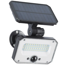 Lampe solaire avec LED et détecteur de mouvement pour l'extérieur