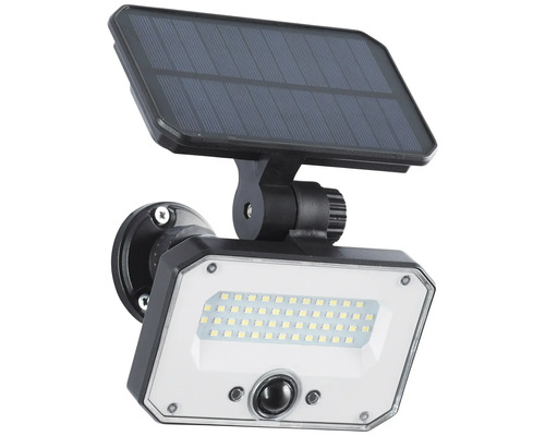 Lampe solaire avec LED et détecteur de mouvement pour l'extérieur