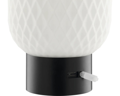 Dekorative Lampe mit USB-Anschluss