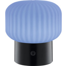 Dekorative Tischleuchte mit gerippter Oberfläche und Ein-/Ausschalter