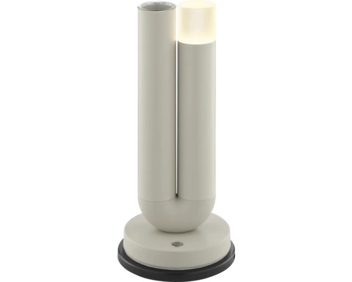 Tischleuchte mit zwei Säulen, eine mit Lichtelement