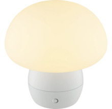 Pilzförmige Tischleuchte mit warmweissem Licht