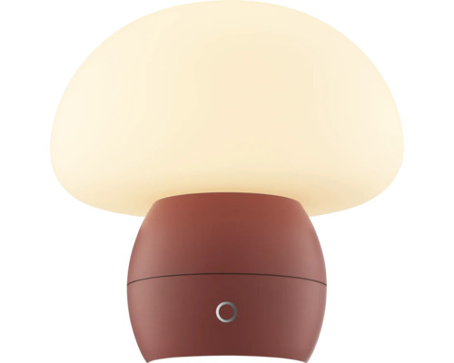 Pilzförmige Tischleuchte für den Innenbereich