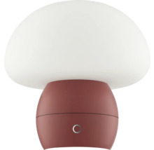 Pilzförmige Tischleuchte mit Schirm