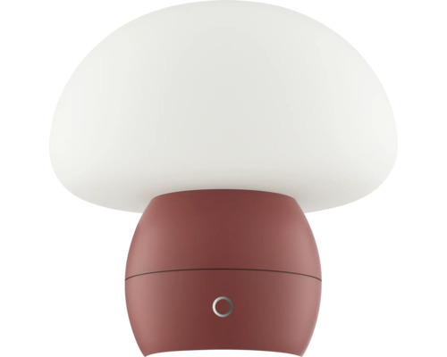 Pilzförmige Tischleuchte mit Schirm