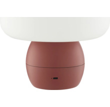 Pilzförmige Tischleuchte mit USB-Anschluss