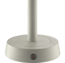 Detailaufnahme des Sockels einer Lampe