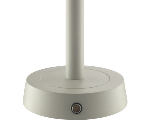 Detailaufnahme des Sockels einer Lampe