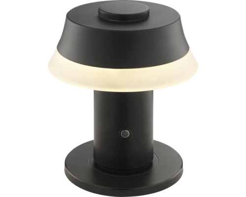 Schwarze LED-Tischleuchte für den Innenbereich