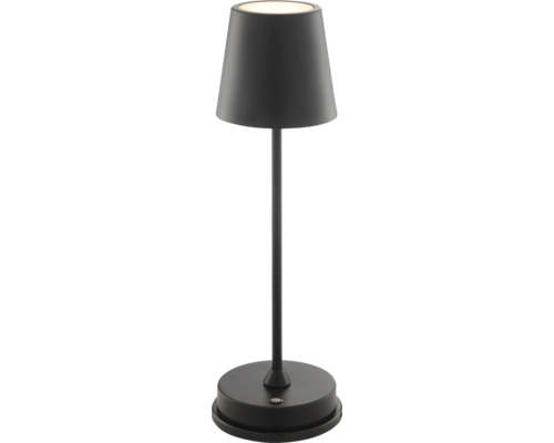 Schwarze Tischleuchte für den Innenbereich