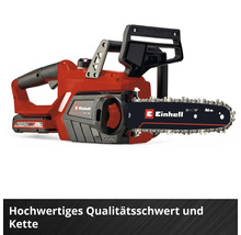 Tronçonneuse à batterie Einhell avec une longueur de guide de 25 cm