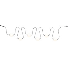 Guirlande lumineuse avec lampes rondes