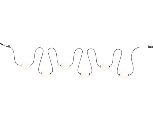 Guirlande lumineuse avec lampes rondes