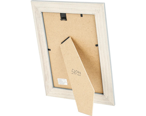 Rückseite eines Holzbilderrahmens