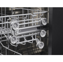 Panier de lave-vaisselle avec roulettes pour une manipulation aisée