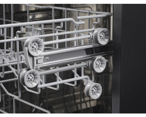 Panier de lave-vaisselle avec roulettes pour une manipulation aisée