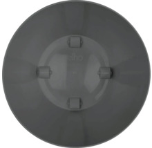 Elho Logo auf einem Untersetzer für Blumentöpfe mit Rollen