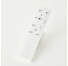 Weisse Fernbedienung für Beleuchtung mit verschiedenen Funktionsknöpfen