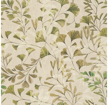 Tapete mit Ginkgo-Blatt-Motiv