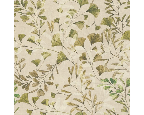 Tapete mit Ginkgo-Blatt-Motiv