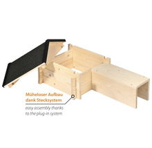 Bausatz für Kleintierhaus mit Stecksystem