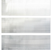 Plaque en plastique translucide pour la construction