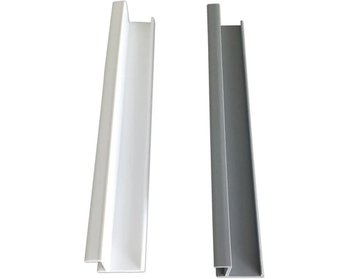 Zwei Kunststoffprofile