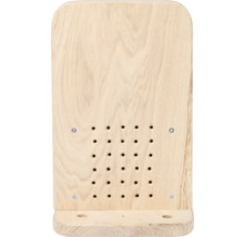 Panneau arrière de meuble en bois avec trous de perçage