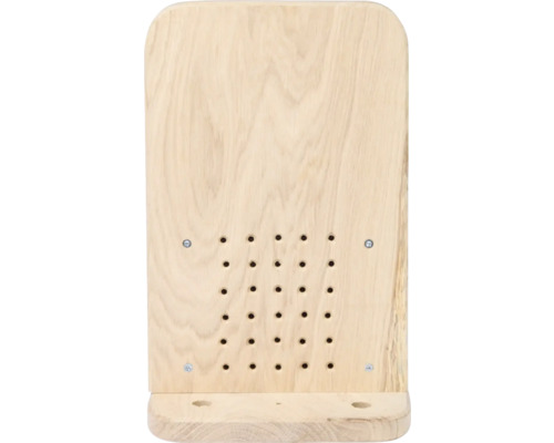 Panneau arrière de meuble en bois avec trous de perçage